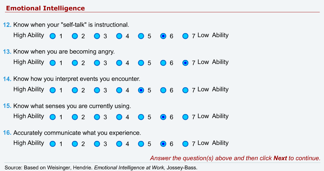 personal vaules self-assessment 4
