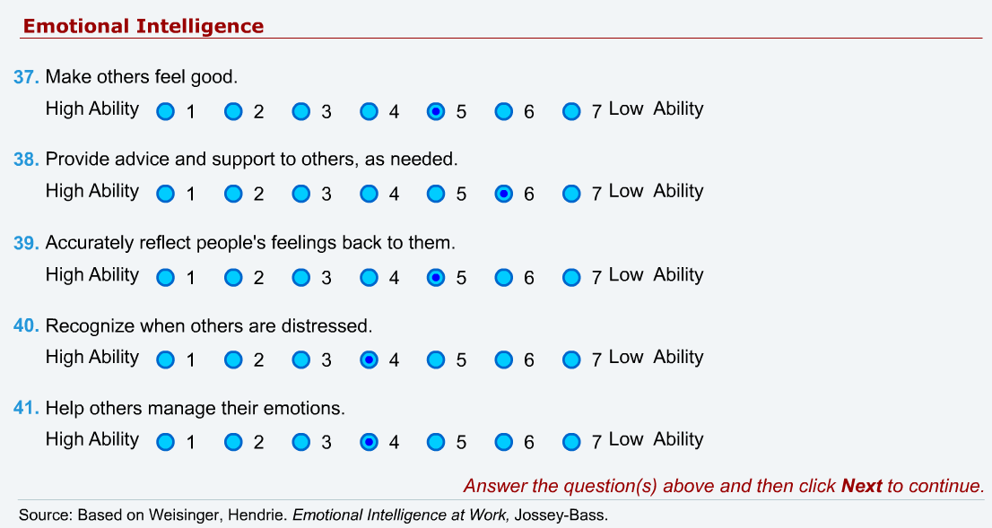 personal vaules self-assessment 9
