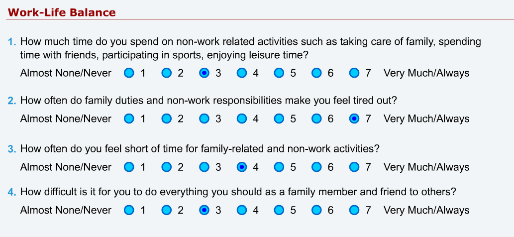 personal vaules self-assessment 17