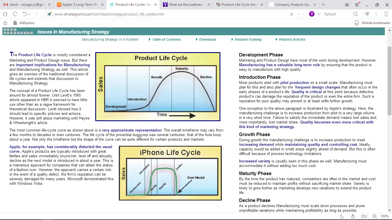 Apple Operations Management 1