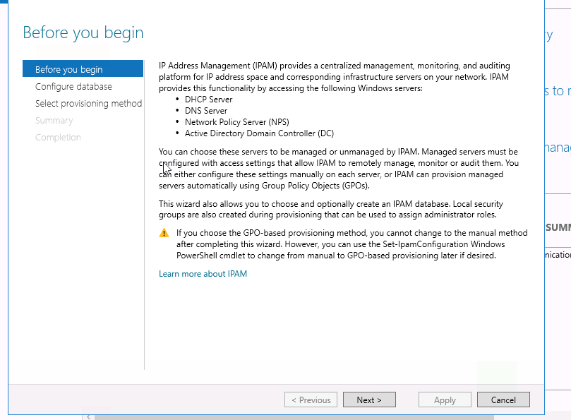 Assignment ContentIPAM monitoring and auditing features give you the ability to audit IPAM configuration changes, DHCP configuration changes, and IP address usage.The IT manager in your organization h 34