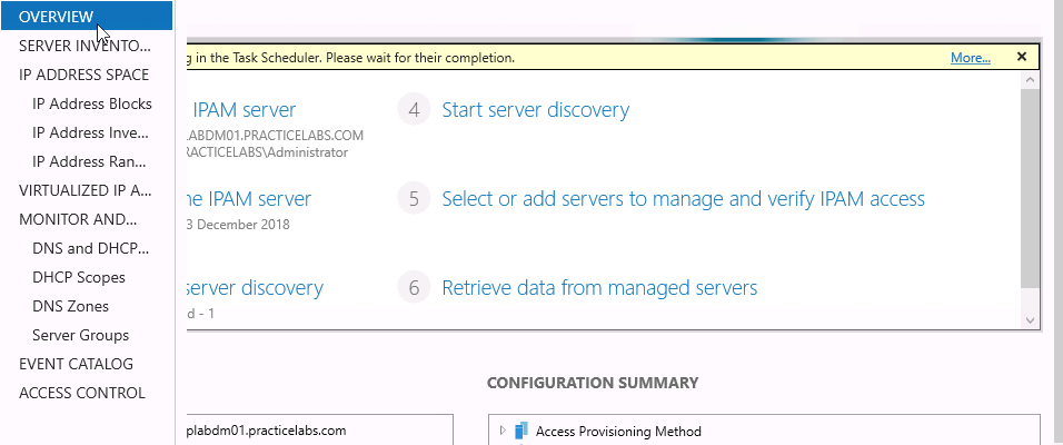 Assignment ContentIPAM monitoring and auditing features give you the ability to audit IPAM configuration changes, DHCP configuration changes, and IP address usage.The IT manager in your organization h 38