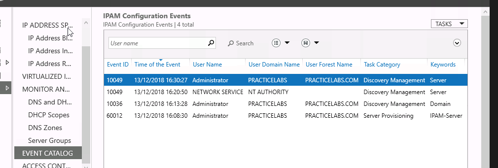 Assignment ContentIPAM monitoring and auditing features give you the ability to audit IPAM configuration changes, DHCP configuration changes, and IP address usage.The IT manager in your organization h 50
