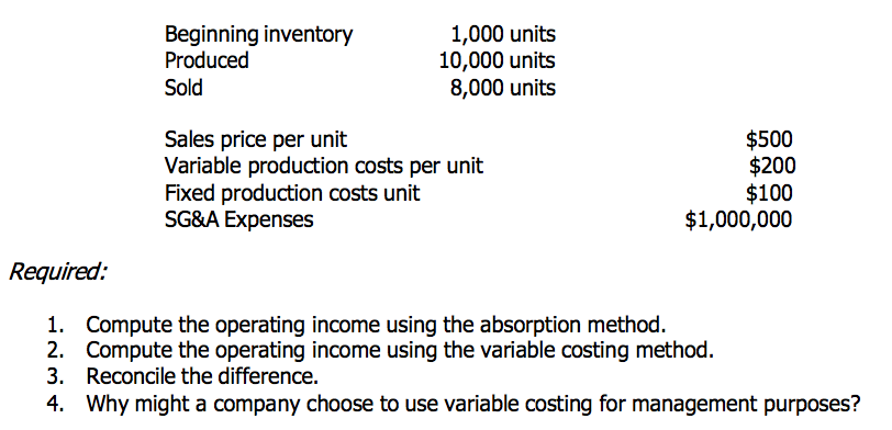 Managerial accounting assignment 4