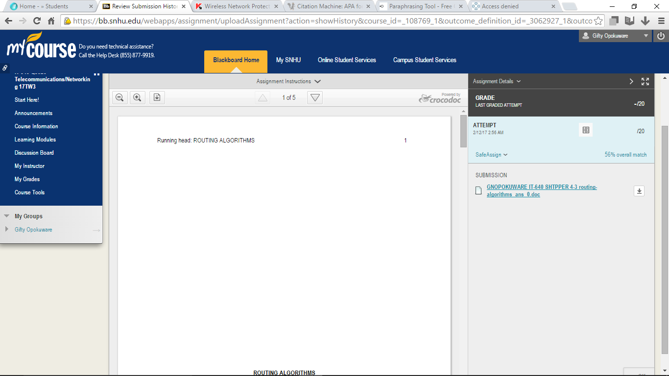 routing algorithms 1