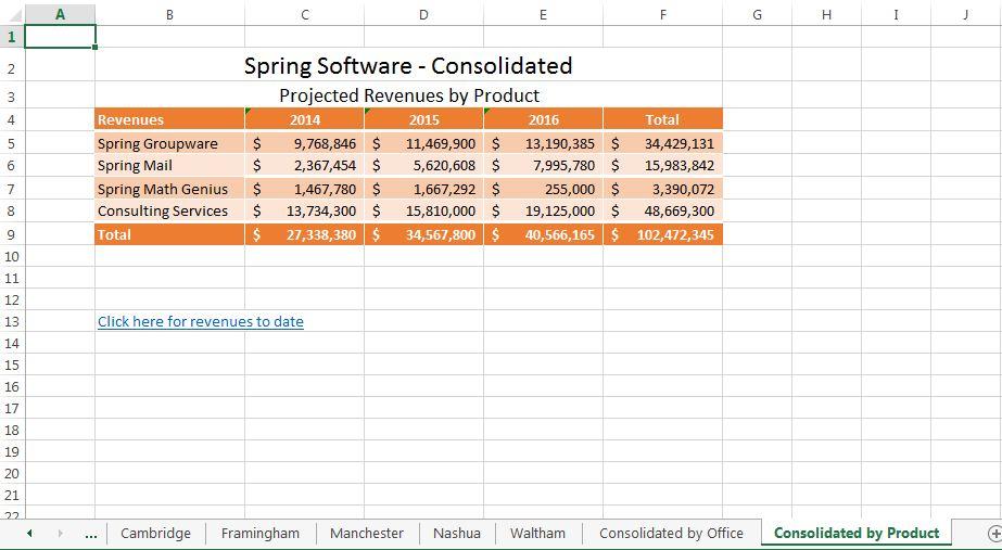 Excel problem 2 6