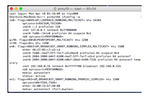 Building a home network. 3