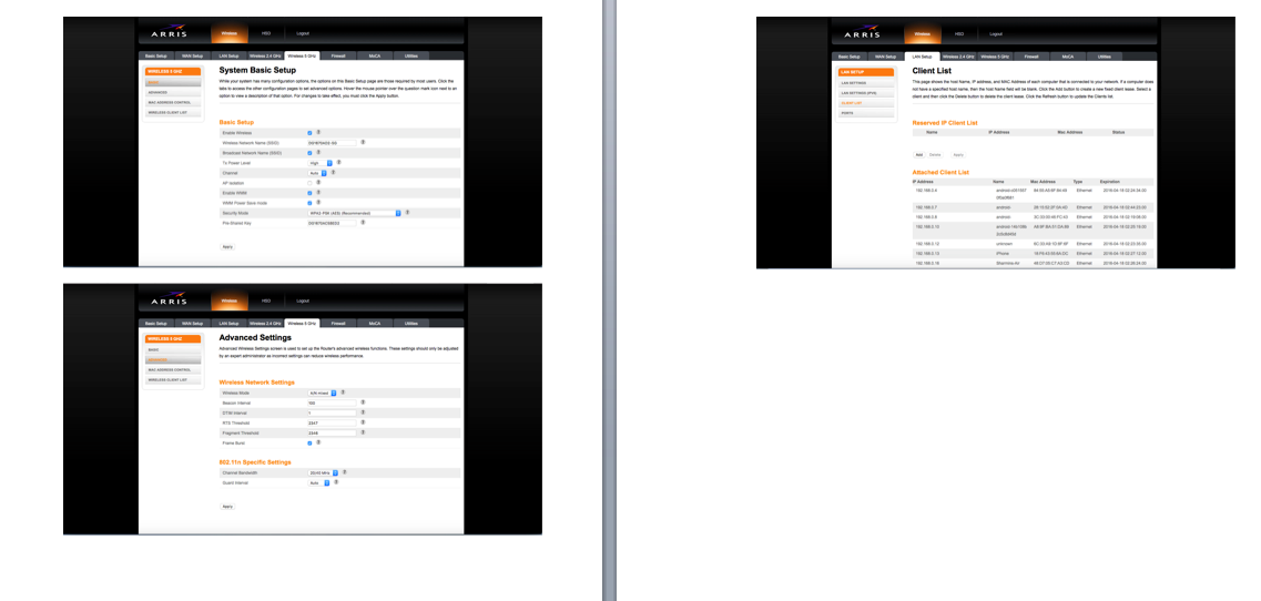 Building a home network. 5