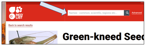 Follow the directions to review and research the website.   After selecting and studying your species, answer the questions in the “What Information Did You Find?” section. 1