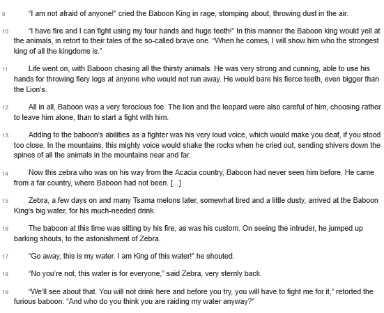 Good Morning.  I have 3 stories with questions.  I think its a total of 17 questions.  Please see attached 3 parts.  I also have them posted individually.  This is an English assignment so someone wit 2