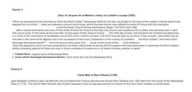 8th grade Louisiana History Questions 5