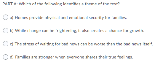 I have a story and five multiple questions that I need answered.  I need this before the end of the day if possible please.  Also explain why you picked the answer.   1