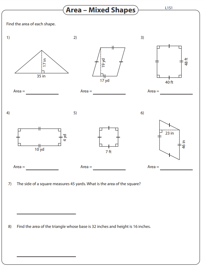 Will need to be completed on separate paper. 3