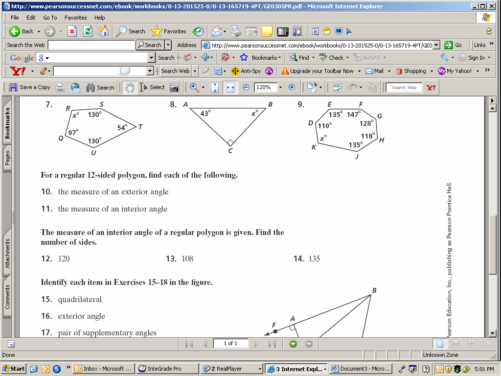 Will need to be completed on separate paper. 5