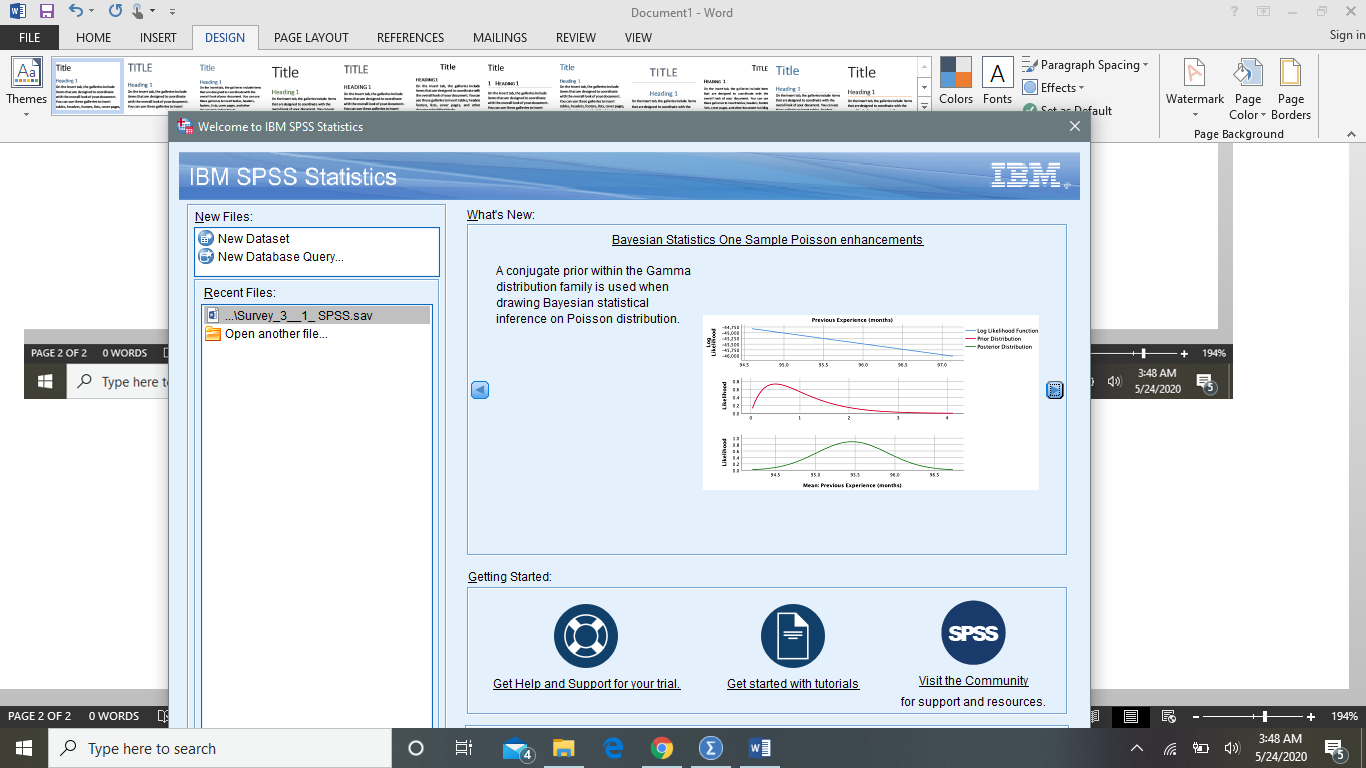For this assignment you will need to download and open a data file that is posted in the Course Content folder and titled “descriptive dataset.sav”. Perform analyses in SPSS on three (3) variables (on 5