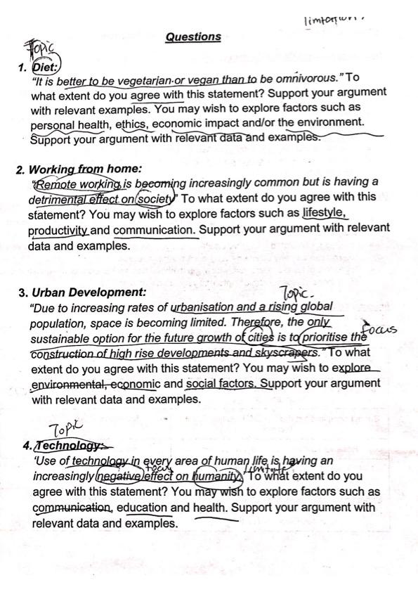 Essay OutlineTo complete your outline plan you must:1. Choose oneof the four questions below2. Find at least 9 appropriate and academic sources containing the information/evidence you will need to sup 1