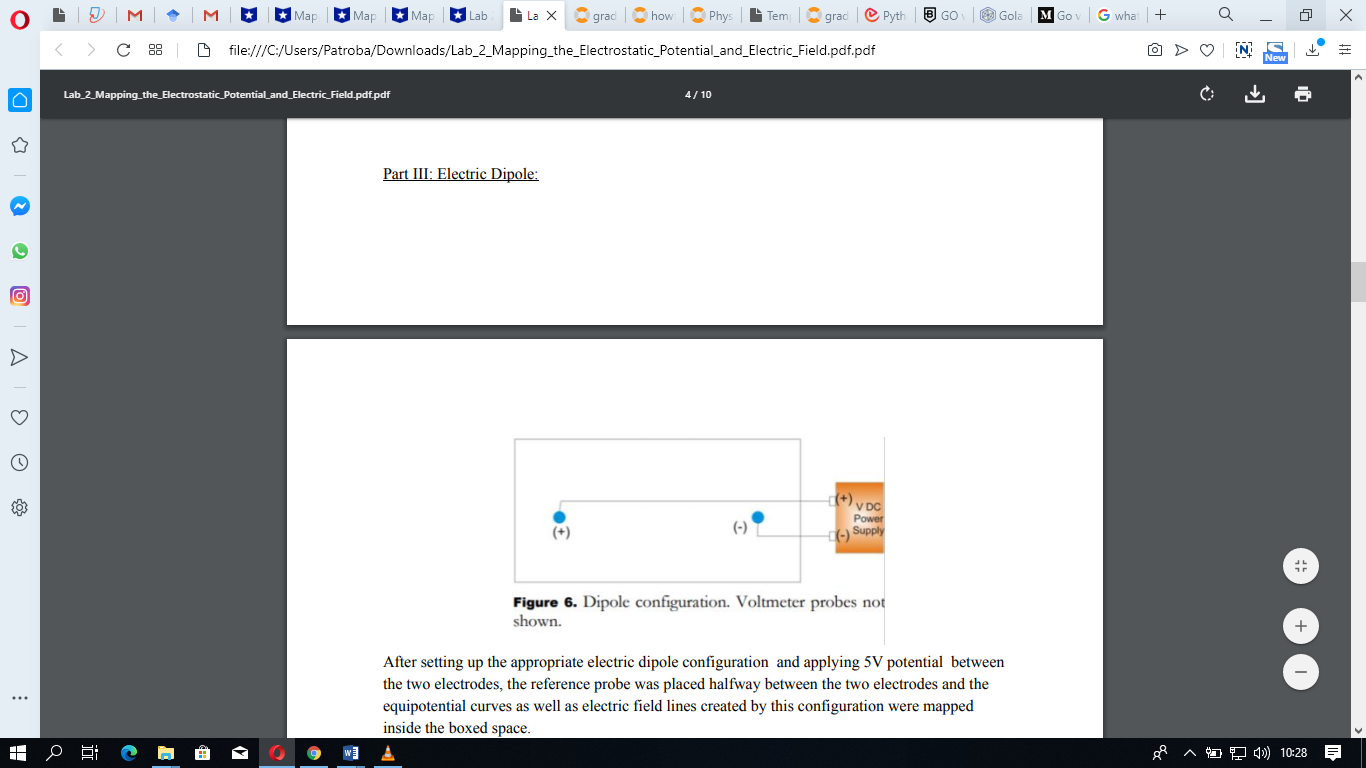 I will Attach 4 things below, 1- The lab manual, you should follow the manual as it is and answer the 8 questions in the manual. 2- Letter on how to write a lab report. 3- Letter on the grading criter 2