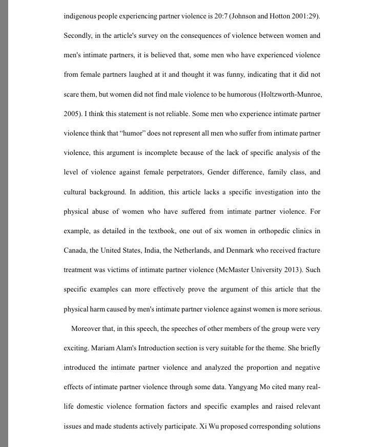 It will be accompanied by a 2 – 3-page critical analysis (one week after the in-class presentation) which must contain a brief summary of the topic but more importantly, analyzing the strengths/ weakn 2