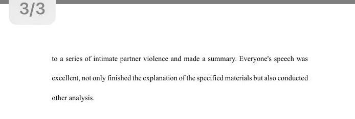 It will be accompanied by a 2 – 3-page critical analysis (one week after the in-class presentation) which must contain a brief summary of the topic but more importantly, analyzing the strengths/ weakn 3