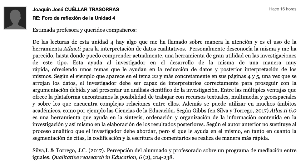 REALIZAR UN DOCUEMENTO CON 250 PALABRAS MÁXIMO Y MINIMO 245. ADEMAS ANADIR SUSTENTO BIBLIOGRÁFICO Y CON NORMAS APA. EN ESTE FORO HAY QUE RESPONDER A ESTE PEDIDO DE LA PROFESORA    En esta Unidad traba 1