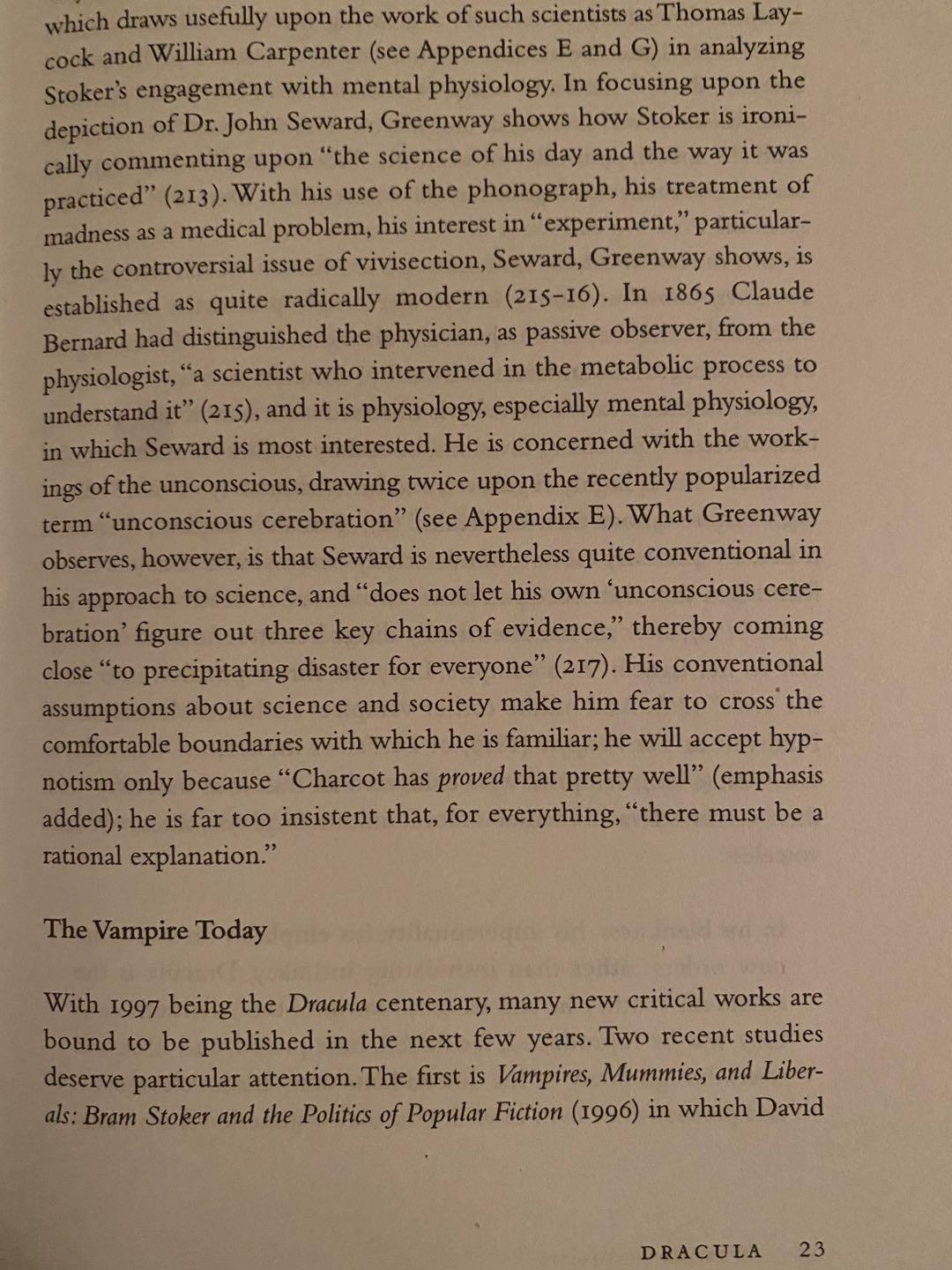 The questions are about novel "Dracula" chapter 22 to the end of chapter.  All questions need to be answered thoroughly.  The answers for each questions must be original and must be use your own words 1