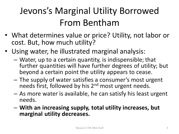 In a 2-page essay, discuss how Alfred Marshall and some of his contemporaries helped Economics become a separate discipline.  Hint: Refer to Chapter 8 on Marshall in the Skousen text to inform your di 5