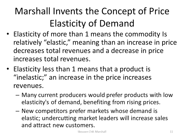 In a 2-page essay, discuss how Alfred Marshall and some of his contemporaries helped Economics become a separate discipline.  Hint: Refer to Chapter 8 on Marshall in the Skousen text to inform your di 10