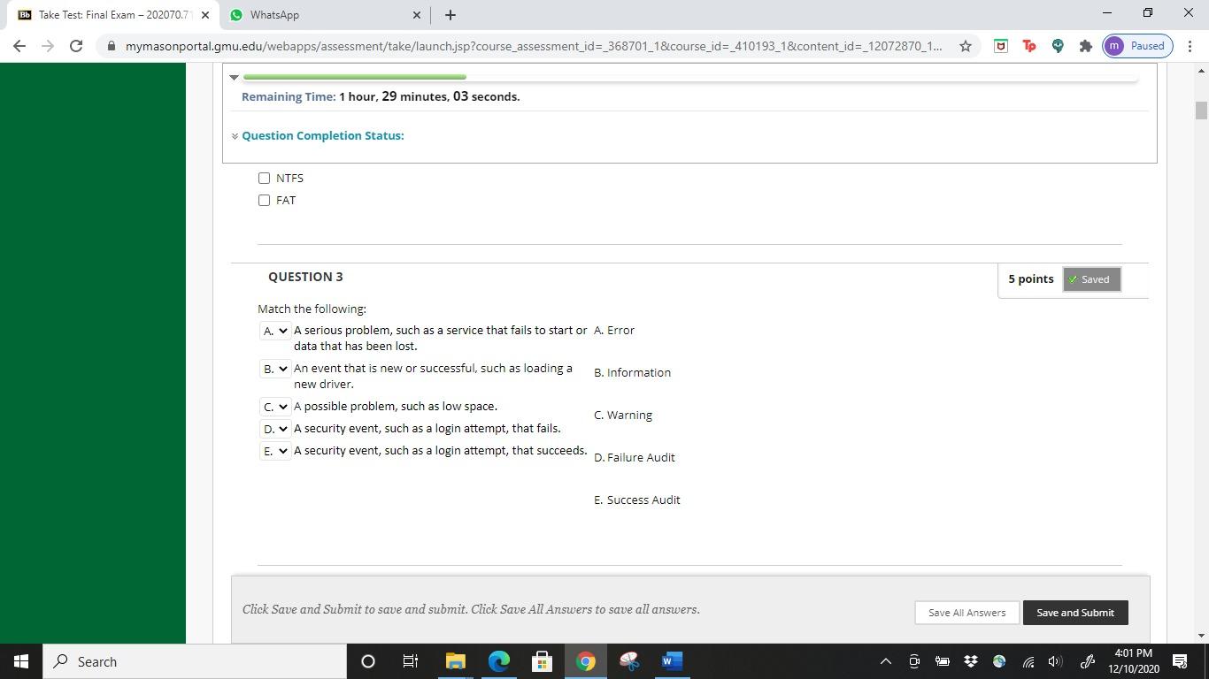 see attached file is an exam you have to find the answers for the following questions that i mentioned down here. It's an computer forensic exam and please made a word doc and provide the answers with 2