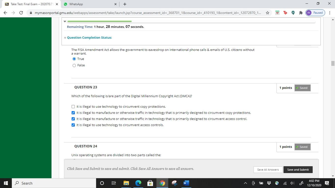 see attached file is an exam you have to find the answers for the following questions that i mentioned down here. It's an computer forensic exam and please made a word doc and provide the answers with 13