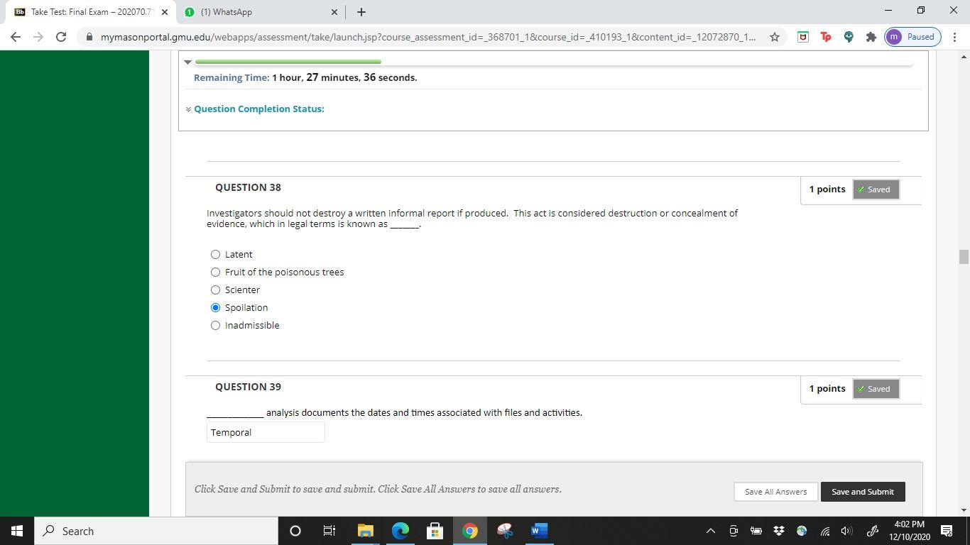 see attached file is an exam you have to find the answers for the following questions that i mentioned down here. It's an computer forensic exam and please made a word doc and provide the answers with 22