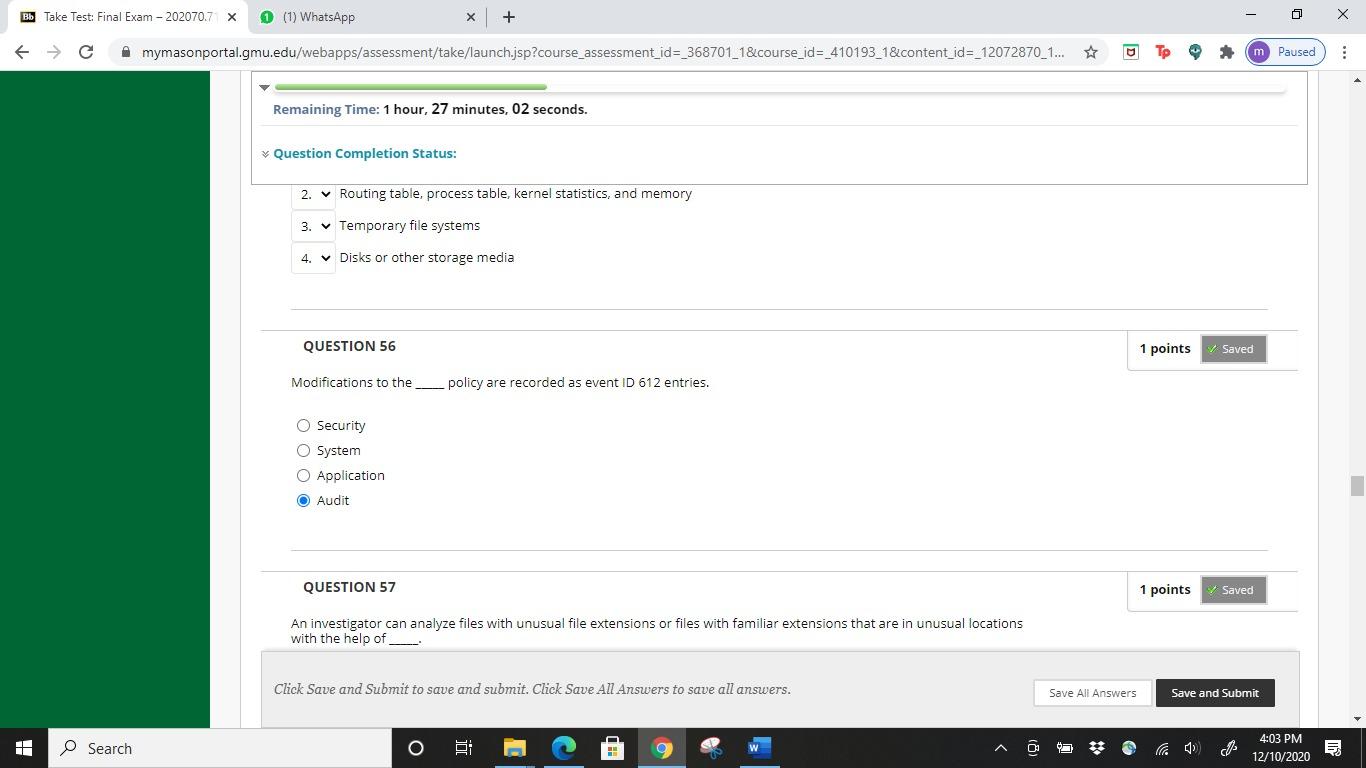see attached file is an exam you have to find the answers for the following questions that i mentioned down here. It's an computer forensic exam and please made a word doc and provide the answers with 33