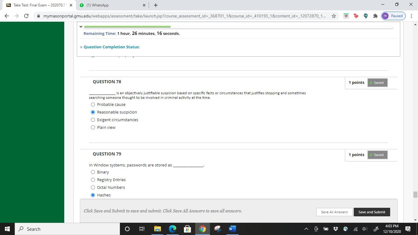 see attached file is an exam you have to find the answers for the following questions that i mentioned down here. It's an computer forensic exam and please made a word doc and provide the answers with 45