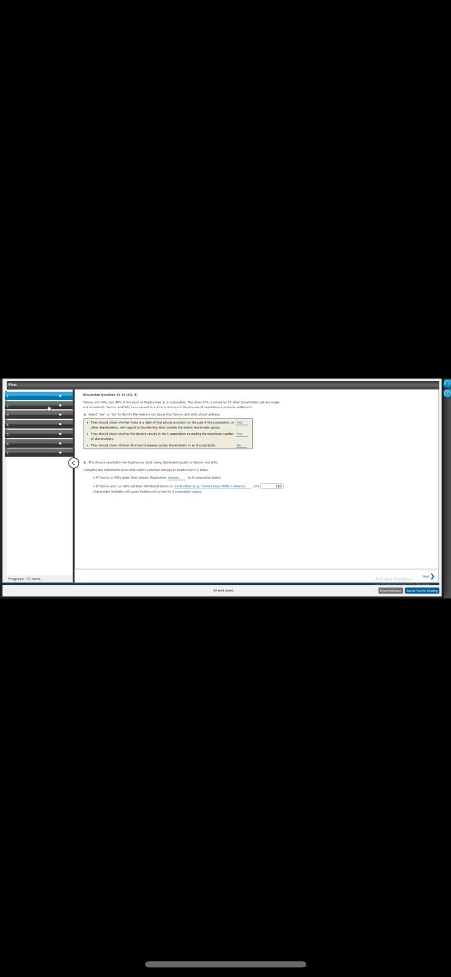 it's only 3 questions i took some pictures for the answer option and please fix wrong answers 1