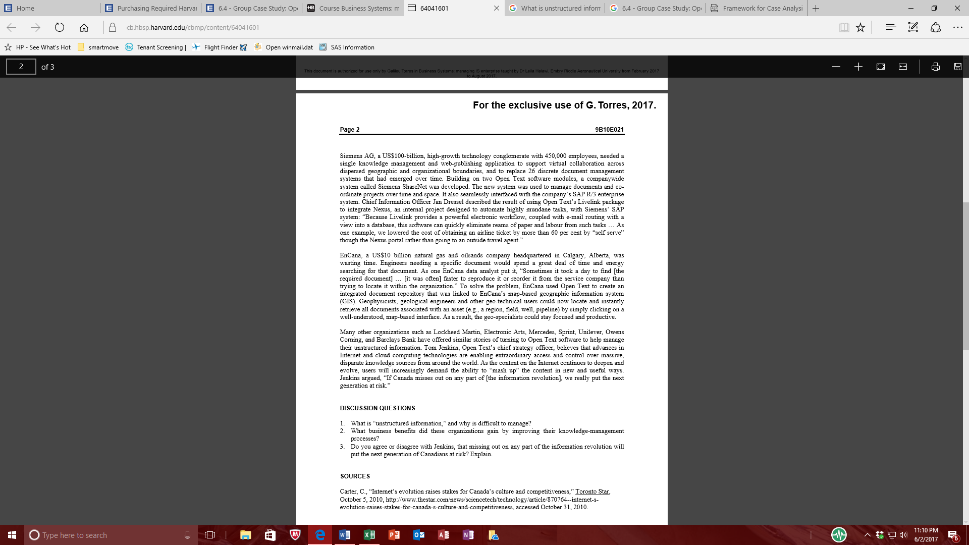 4 - Group Case Study: 2