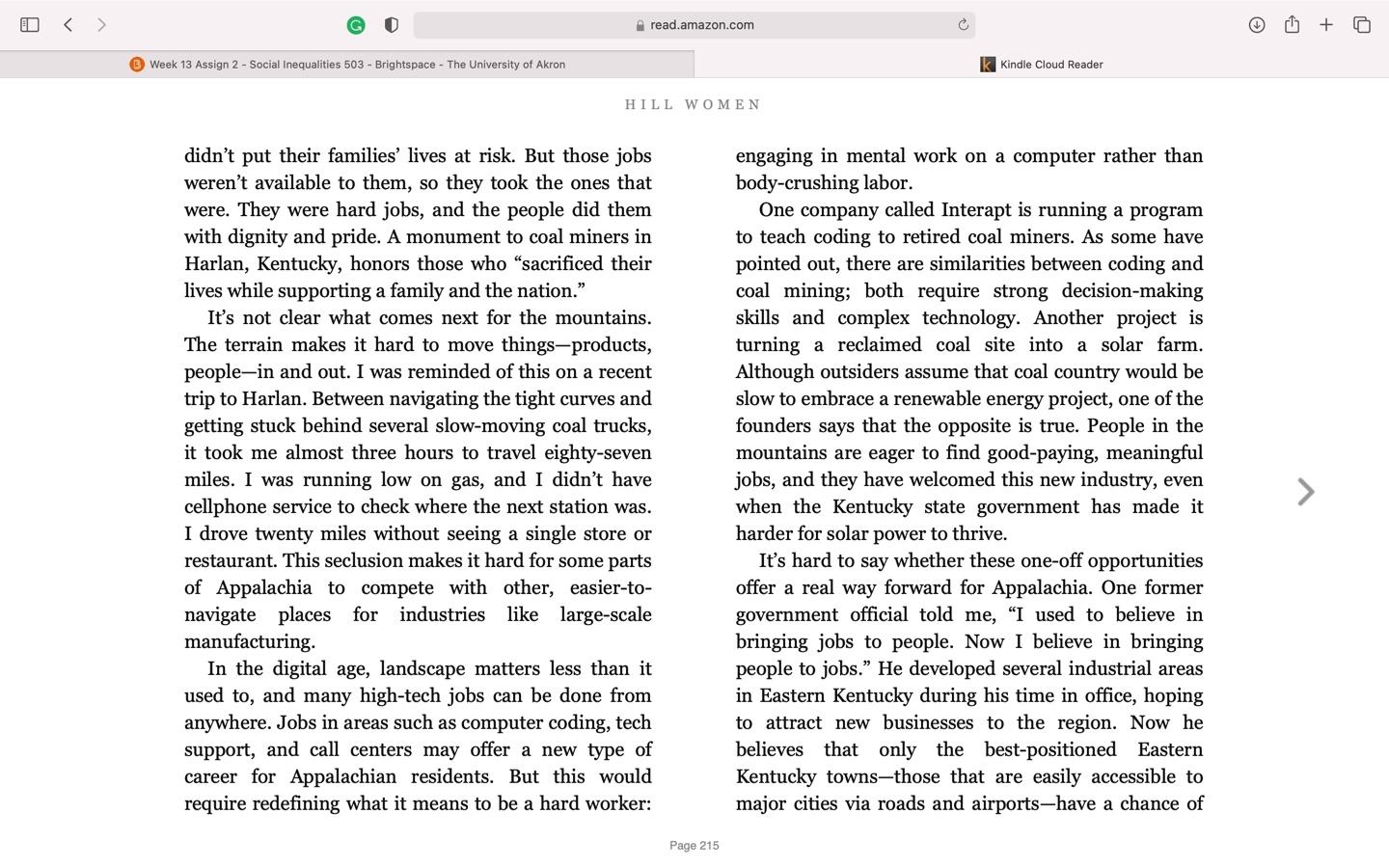 Question 1 :  In 1976, Kai Erikson, a sociologist and son of groundbreaking psychologist, Erik Erikson, wrote a book entitled "Everything In Its Path."  He was sent by the federal government to study 2