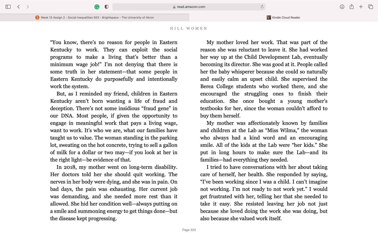 Question 1 :  In 1976, Kai Erikson, a sociologist and son of groundbreaking psychologist, Erik Erikson, wrote a book entitled "Everything In Its Path."  He was sent by the federal government to study 5