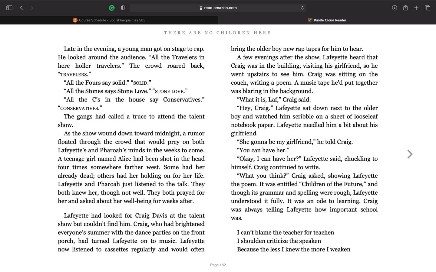 his chapter leaves me thinking, "Yay, something positive finally happens," and then, right away everything turns around and you can't believe something so awful is happening.  Identify some of the ups 4