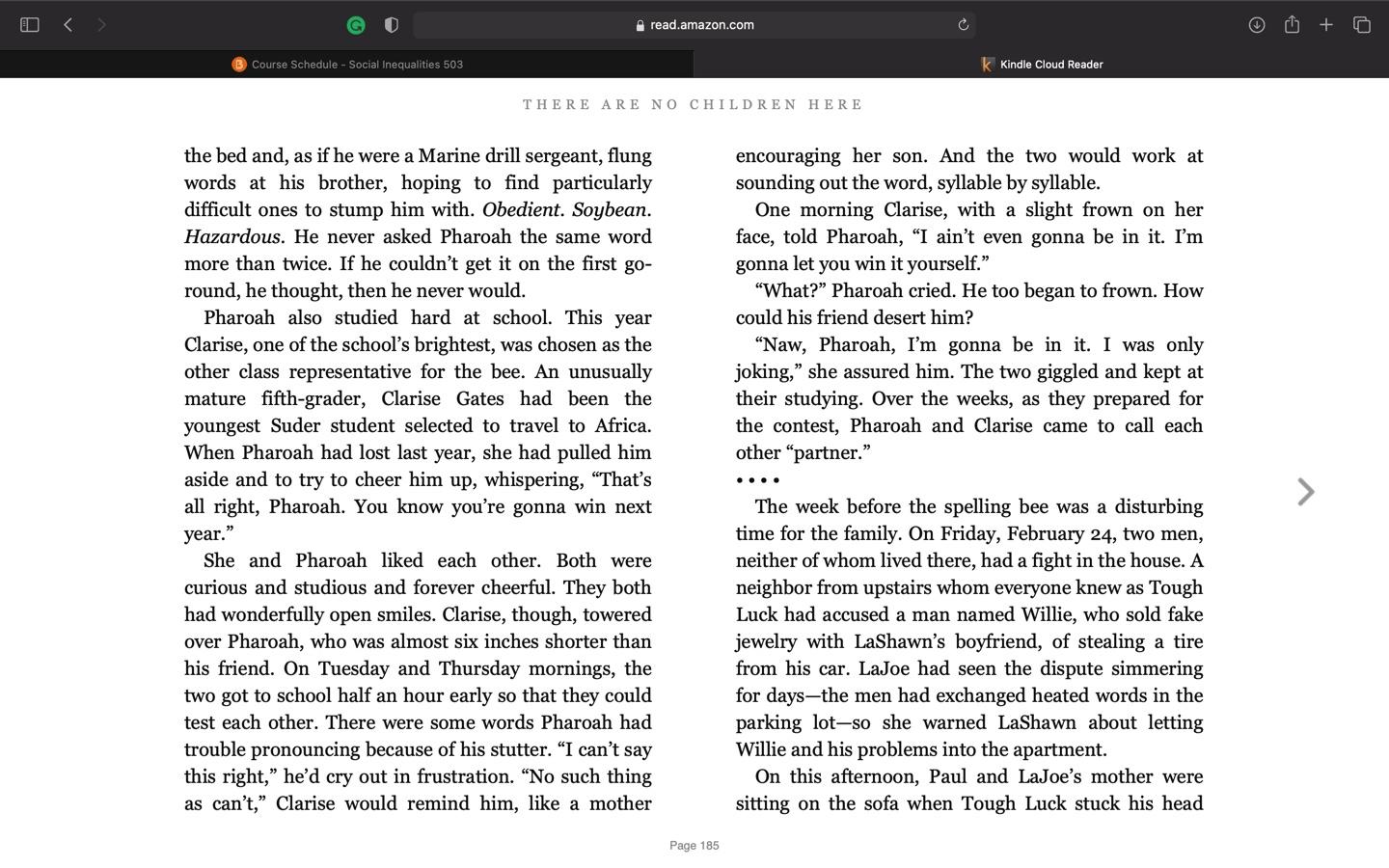 his chapter leaves me thinking, "Yay, something positive finally happens," and then, right away everything turns around and you can't believe something so awful is happening.  Identify some of the ups 6