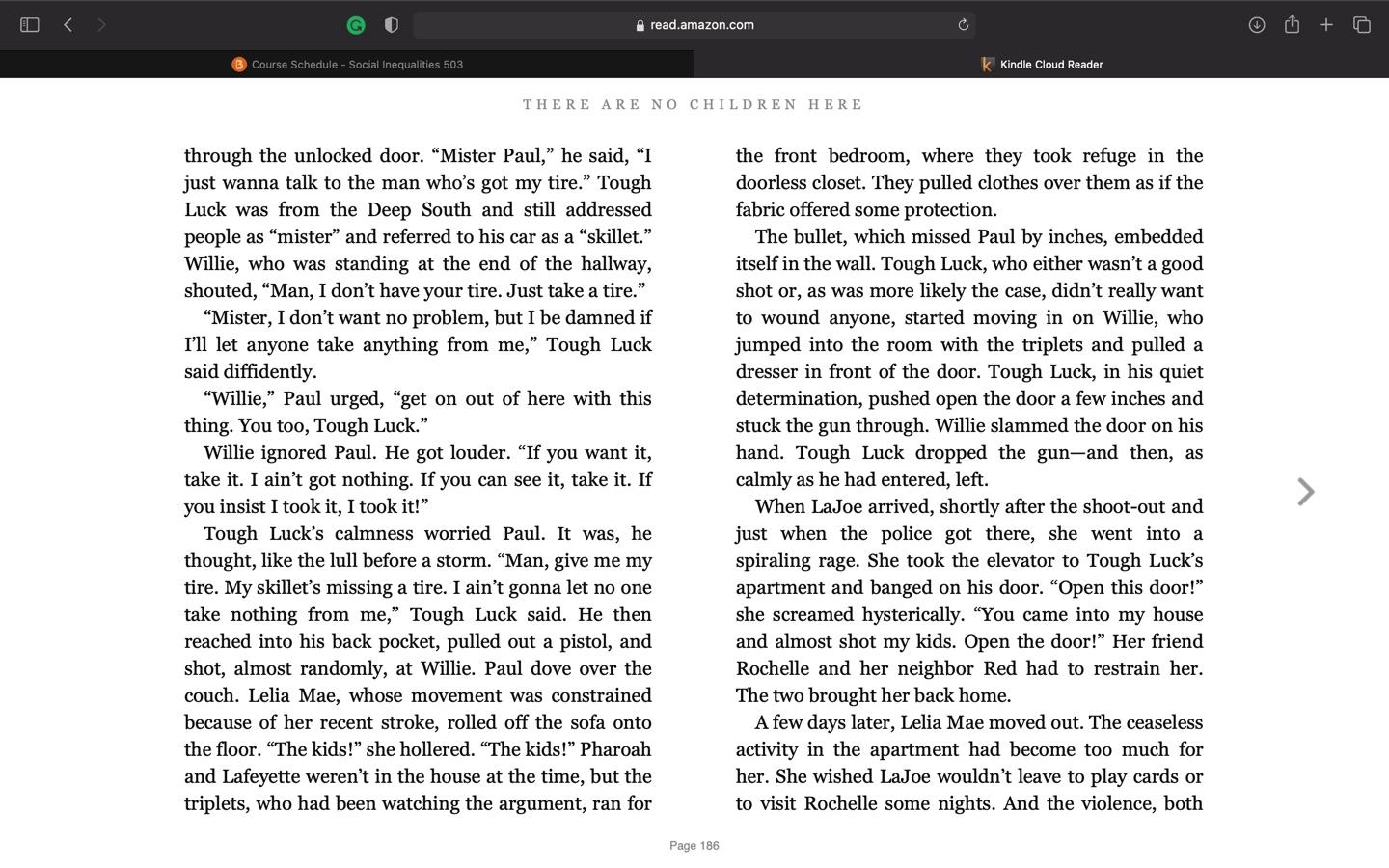 his chapter leaves me thinking, "Yay, something positive finally happens," and then, right away everything turns around and you can't believe something so awful is happening.  Identify some of the ups 7