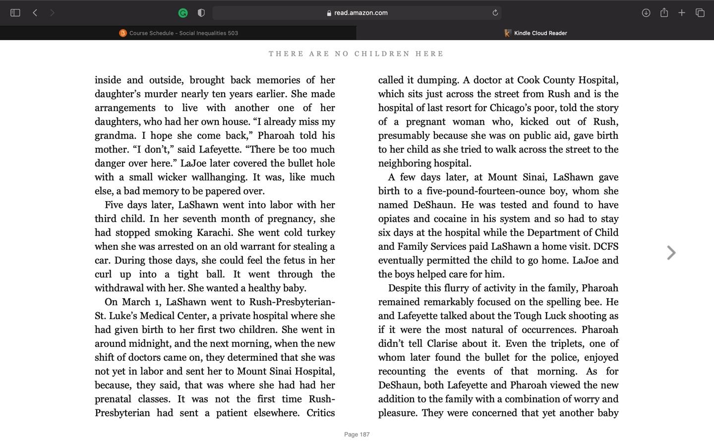 his chapter leaves me thinking, "Yay, something positive finally happens," and then, right away everything turns around and you can't believe something so awful is happening.  Identify some of the ups 8