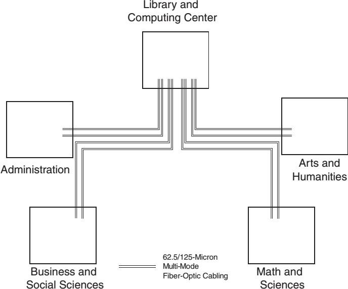 I don't get what the Professor is asking me to do on A.) Background Information for the Campus Network Design Project, B.) Business Goals, and D.) Improved Performance and Security for the Edge of the 5