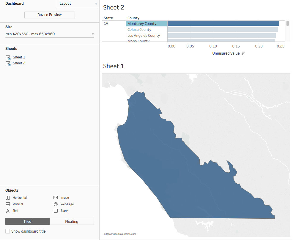 This exercise includes installation instructions, data, and a tutorial. The tutorial requires students to work with the County Health Ranking dataset and assess the proportion of uninsured in CA count 59