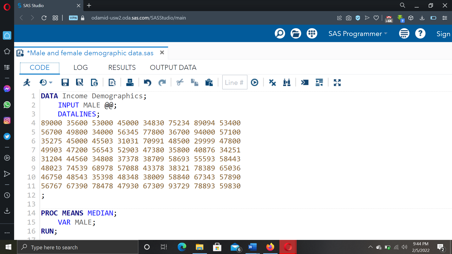 Portfolio Milestone - Intro to Business Intelligence  Data Analysis of United States Data If you selected Option 1 to complete for your Portfolio Milestone in Module 2, be sure to complete this milest 3