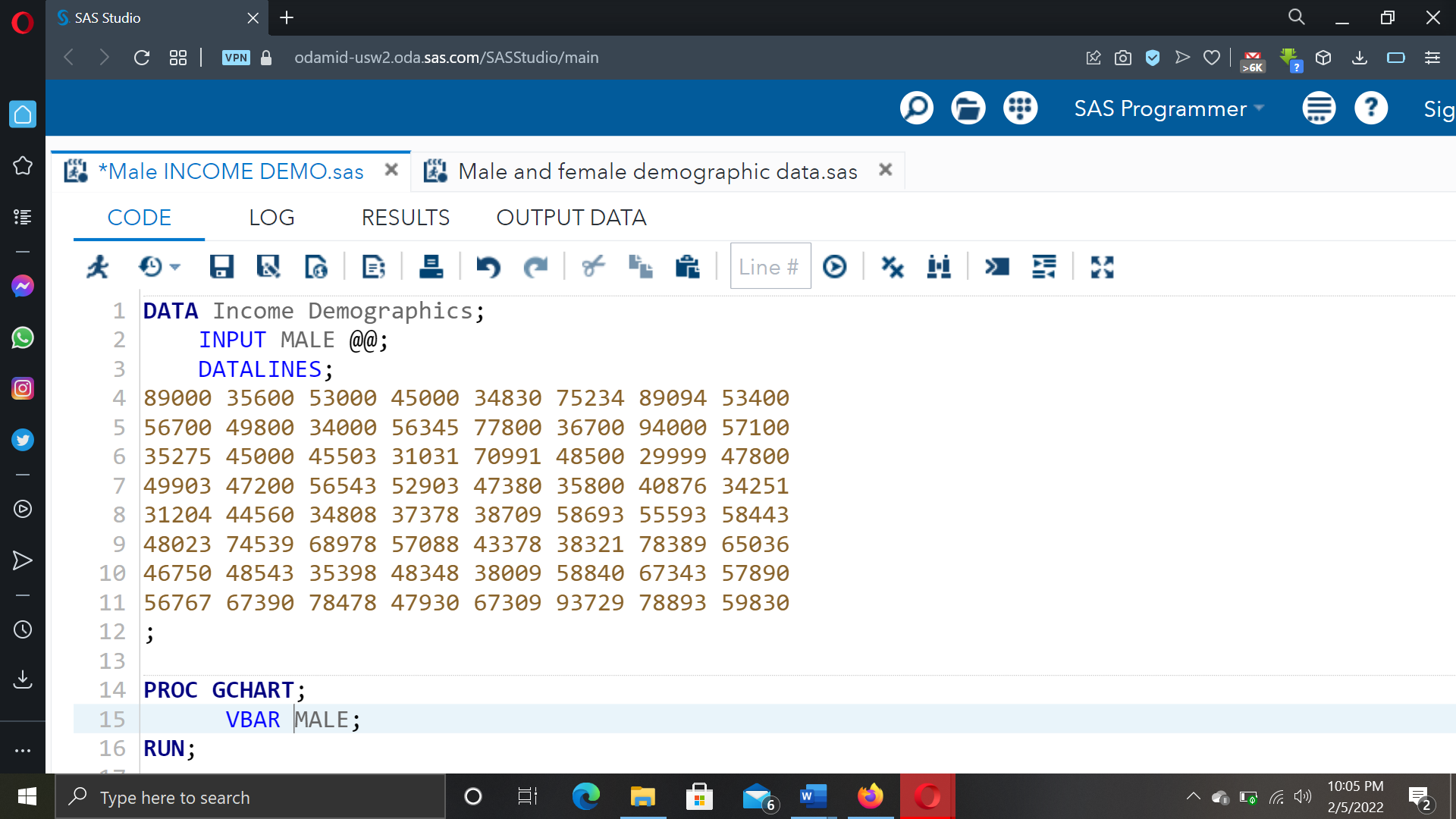 Business Intelligence – Data Analysis of US Data Source From the list of large datasets select a data containing data on United States subjects. You are to define a business problem this dataset can a 9