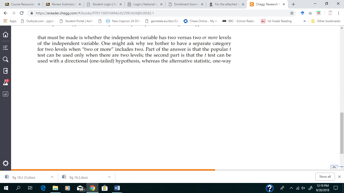 For the attached study, answer the following questions:State one of your research hypotheses (if you have a research question rather than a hypothesis, convert your question into a hypothesis). What i 6