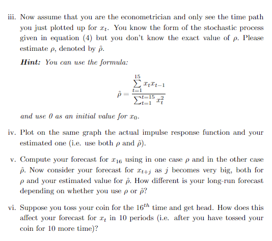 time series question please help solve 2