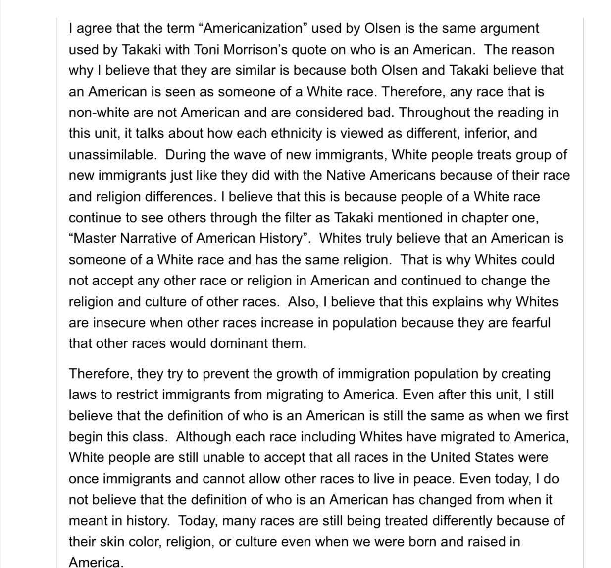 Please write a substantive response to the following discussion question I attach on file and reply to students comments. 5