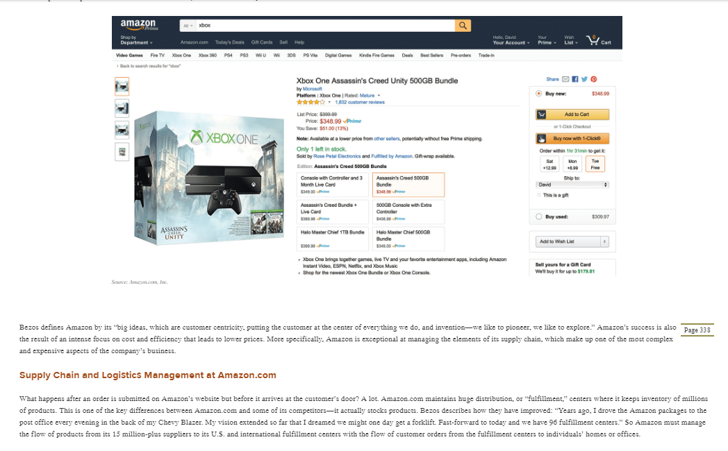   Read the Amazon Video Case 12 in chapter 12 of the text and watch the corresponding Amazon video (use the URL  in attachment to navigate to the video).• Describe how Amazon’s online marketing 2