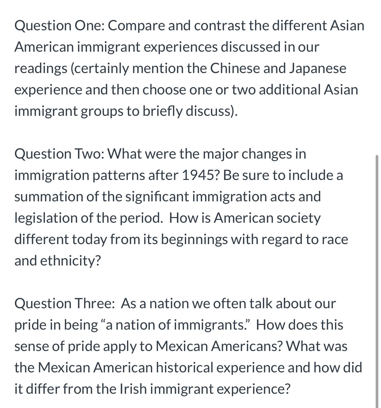 Please write a 250+ words to each questions I attach on files. 1