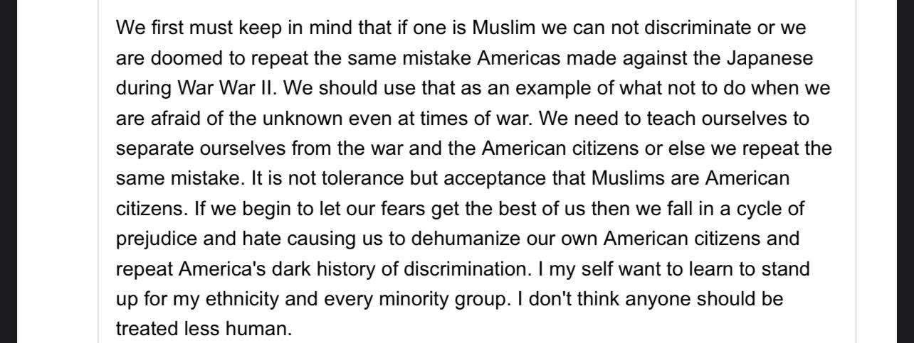 Please write a substantive response to the following discussion question I attach on file and reply to students comments. 5